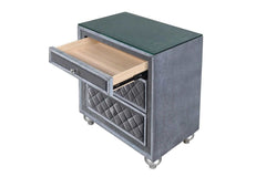 Cameo Gray Nightstand - Ornate Home