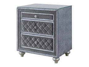 Cameo Gray Nightstand - Ornate Home