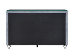 Cameo Gray Upholstered Panel Bedroom Set - Ornate Home