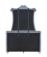 Cameo Gray Upholstered Panel Bedroom Set - Ornate Home