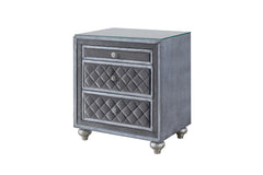 Cameo Gray Upholstered Panel Bedroom Set - Ornate Home