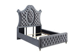 Cameo Gray Upholstered Panel Bedroom Set - Ornate Home