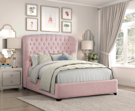 Cameo Pink Eastern King Bed - Ornate Home