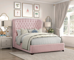 Cameo Pink Queen Bed - Ornate Home