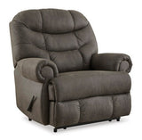 Camera Time Gunmetal Recliner (Online Special Price) - Ornate Home