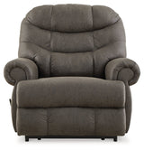 Camera Time Gunmetal Recliner (Online Special Price) - Ornate Home