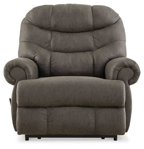 Camera Time Gunmetal Recliner - Ornate Home