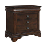 Cameron 3-Piece Cherry Queen Sleigh Bedroom Set