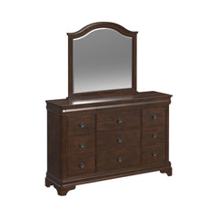 Cameron 6-Piece Cherry Queen Sleigh Bedroom Set - Ornate Home