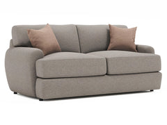 Cameron Beige/Tan Fabric Loveseat - Ornate Home