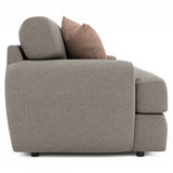 Cameron Beige/Tan Fabric Loveseat - Ornate Home