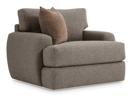 Cameron Beige/Tan Fabric Swivel Chair - Ornate Home