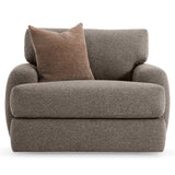 Cameron Beige/Tan Fabric Swivel Chair - Ornate Home