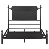 Cameron Black Queen Panel Bed - Ornate Home