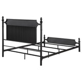 Cameron Black Queen Panel Bed - Ornate Home