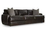 Cameron Brown Leather Sofa - Ornate Home