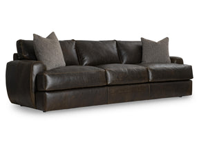 Cameron Brown Leather Sofa - Ornate Home