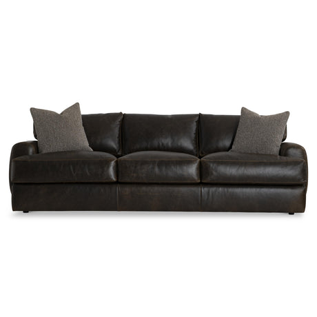 Cameron Brown Leather Sofa - Ornate Home