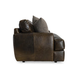 Cameron Brown Leather Sofa - Ornate Home