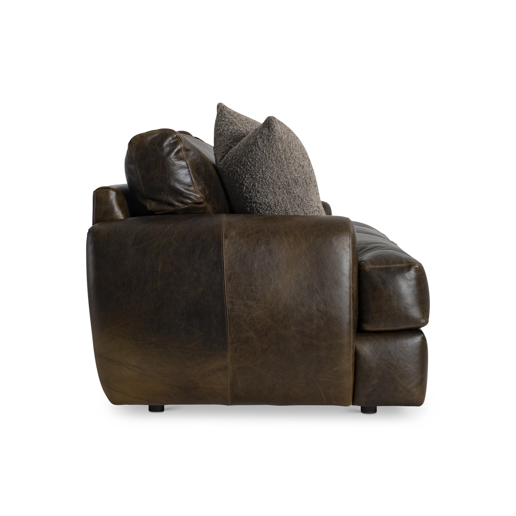 Cameron Brown Leather Sofa - Ornate Home