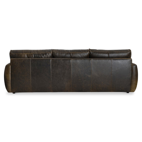 Cameron Brown Leather Sofa - Ornate Home