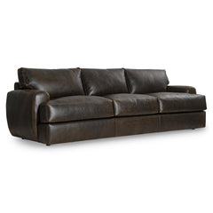 Cameron Brown Leather Sofa - Ornate Home