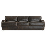 Cameron Brown Leather Sofa - Ornate Home