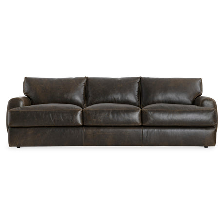 Cameron Brown Leather Sofa - Ornate Home