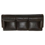 Cameron Brown Leather Sofa - Ornate Home
