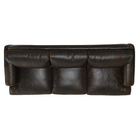 Cameron Brown Leather Sofa - Ornate Home