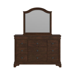 Cameron Cherry Dresser & Mirror Set - Ornate Home