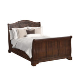 Cameron Cherry Queen Sleigh Bed