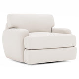 Cameron Gray Swivel Chair Without Pillows - Ornate Home