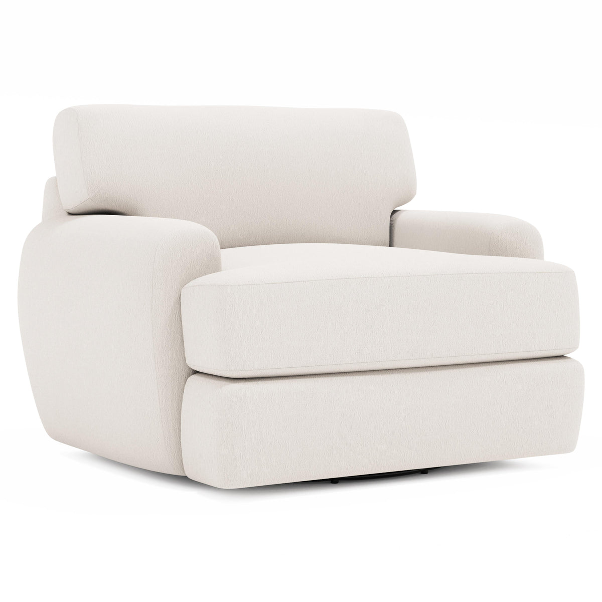 Cameron Gray Swivel Chair Without Pillows - Ornate Home
