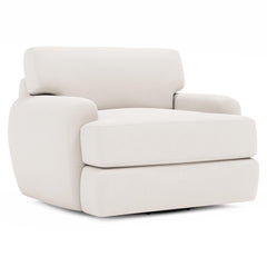 Cameron Gray Swivel Chair Without Pillows - Ornate Home