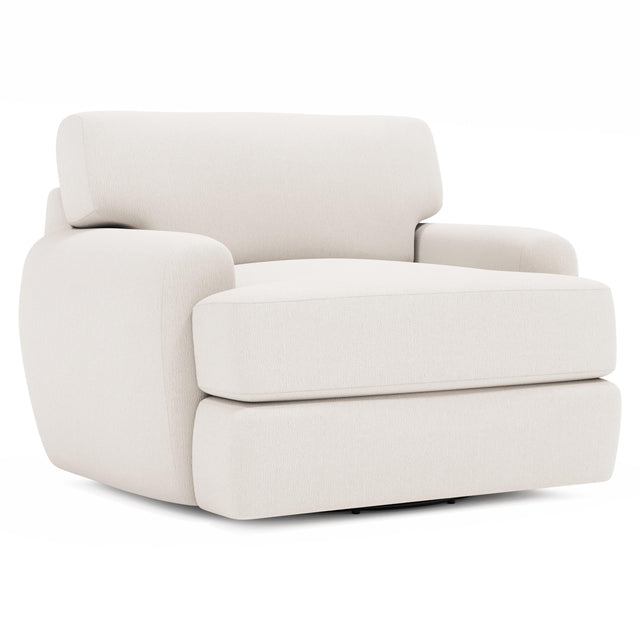 Cameron Gray Swivel Chair Without Pillows - Ornate Home