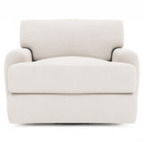 Cameron Gray Swivel Chair Without Pillows - Ornate Home