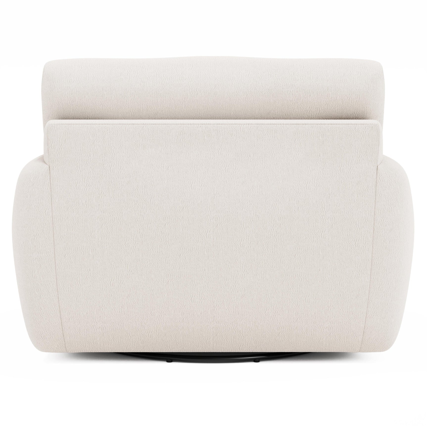 Cameron Gray Swivel Chair Without Pillows - Ornate Home