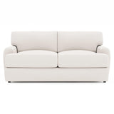 Cameron Ivory Loveseat Without Pillows - Ornate Home