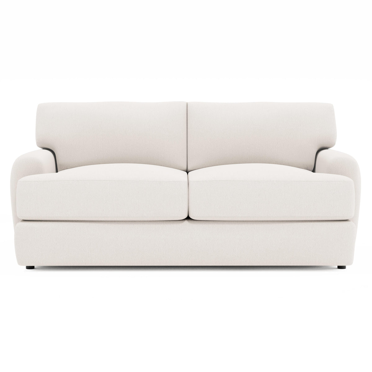 Cameron Ivory Loveseat Without Pillows - Ornate Home