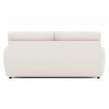 Cameron Ivory Loveseat Without Pillows - Ornate Home