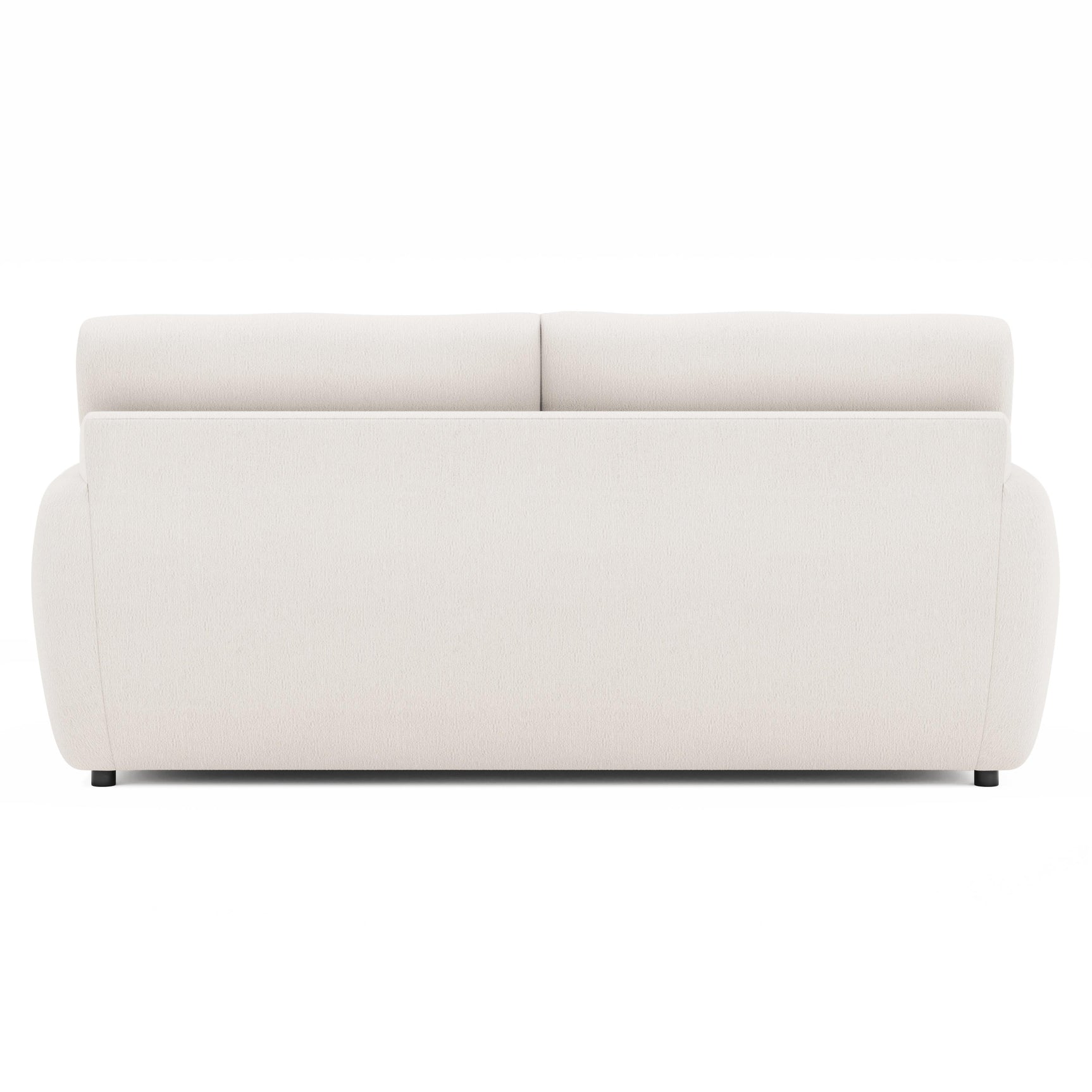 Cameron Ivory Loveseat Without Pillows - Ornate Home