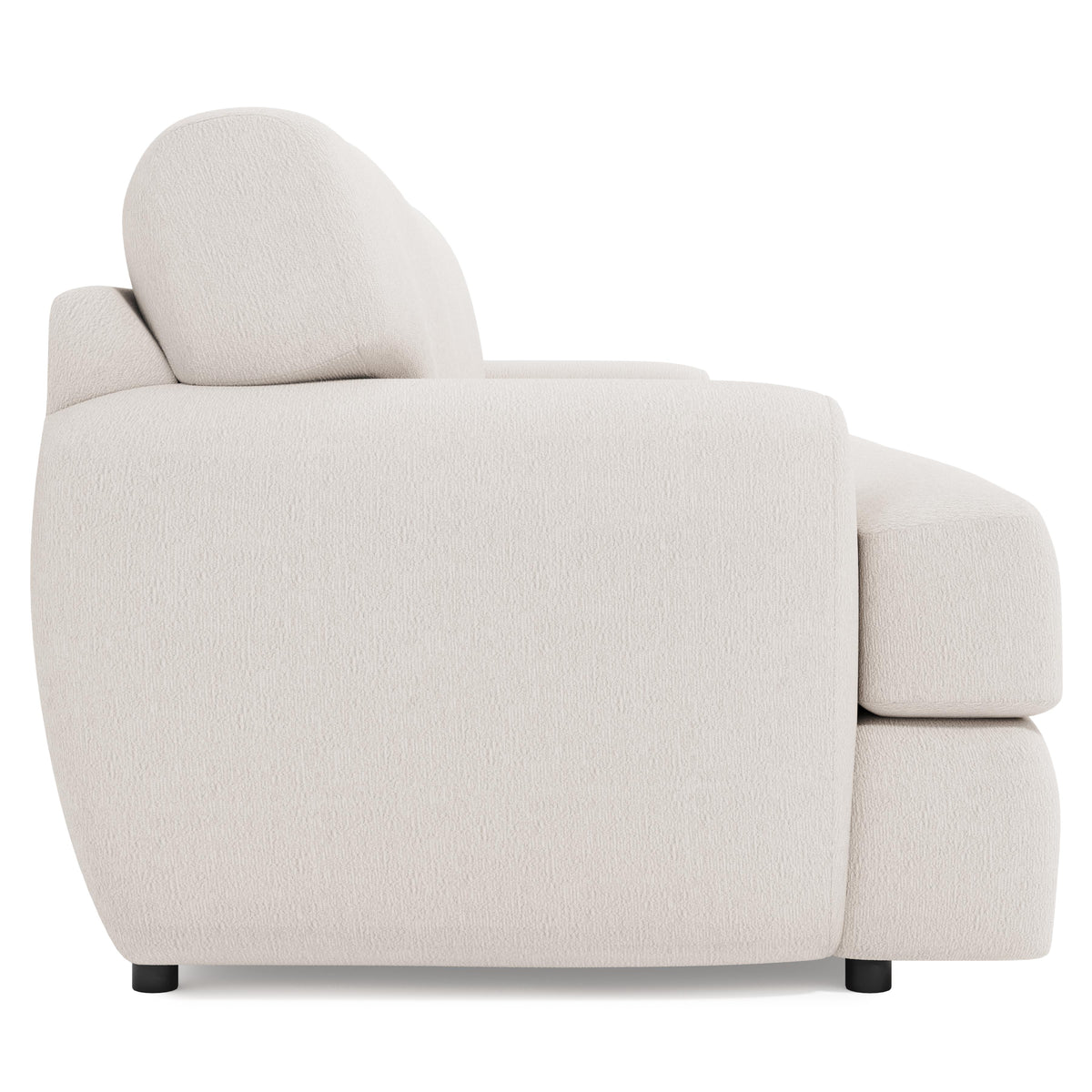 Cameron Ivory Sofa Without Pillows - Ornate Home