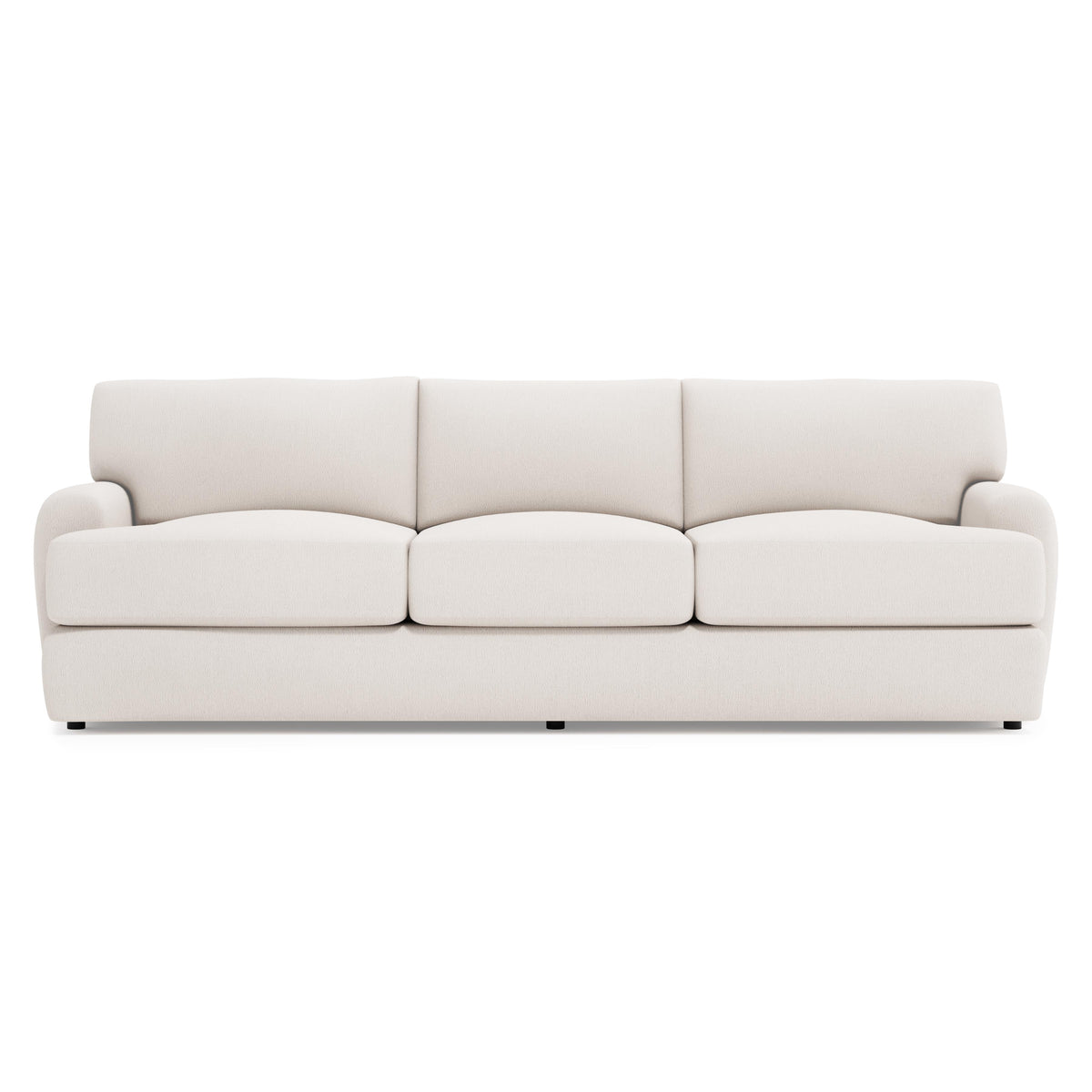 Cameron Ivory Sofa Without Pillows - Ornate Home