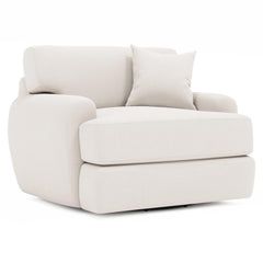 Cameron Ivory Swivel Chair - Ornate Home