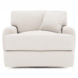 Cameron Ivory Swivel Chair - Ornate Home