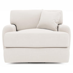 Cameron Ivory Swivel Chair - Ornate Home