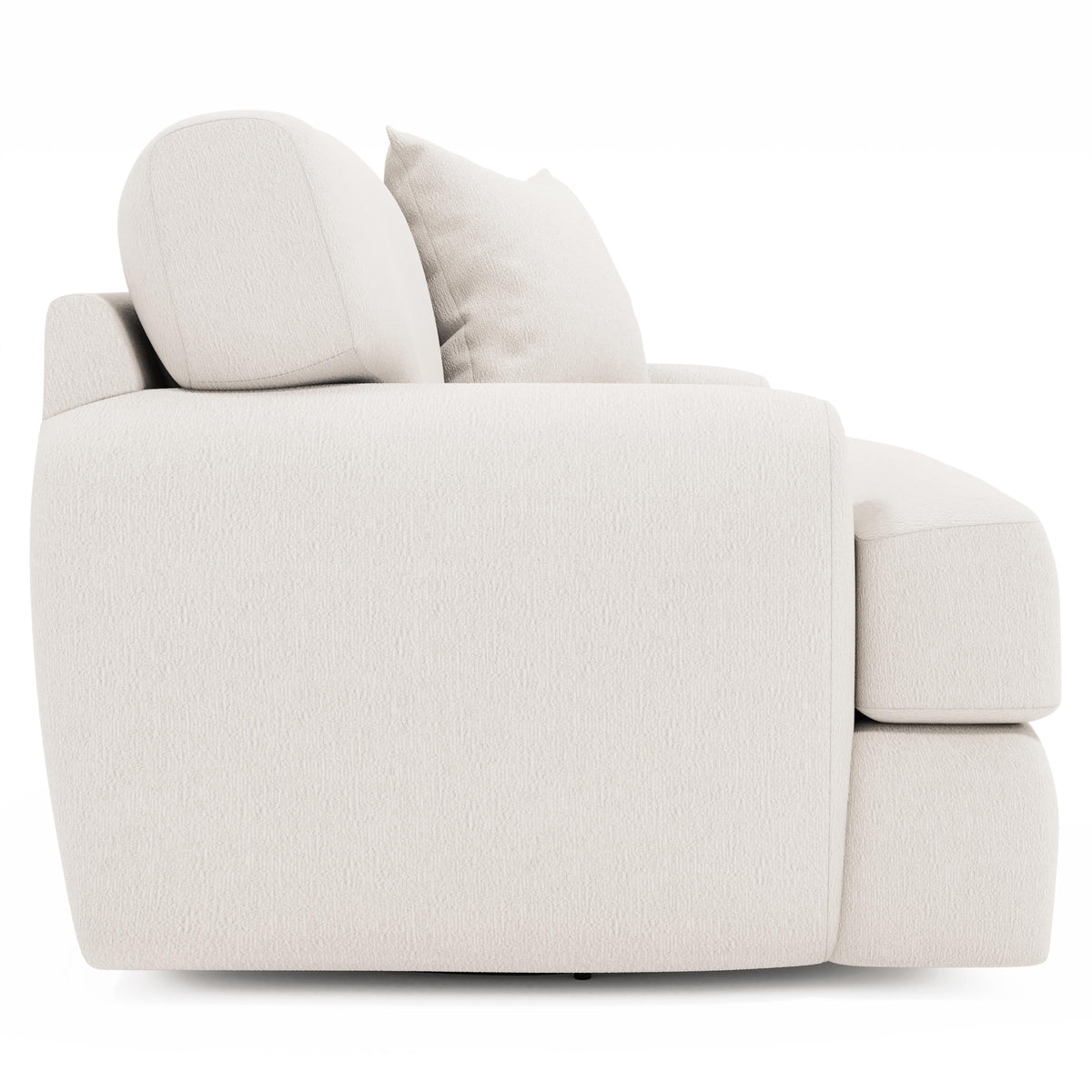 Cameron Ivory Swivel Chair - Ornate Home