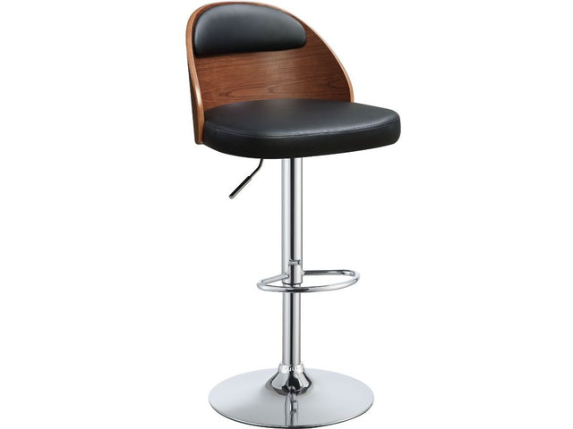 Camila Black Adjustable Stool W/Swivel - Ornate Home