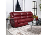 Camila Red Reclining Sofa - Ornate Home